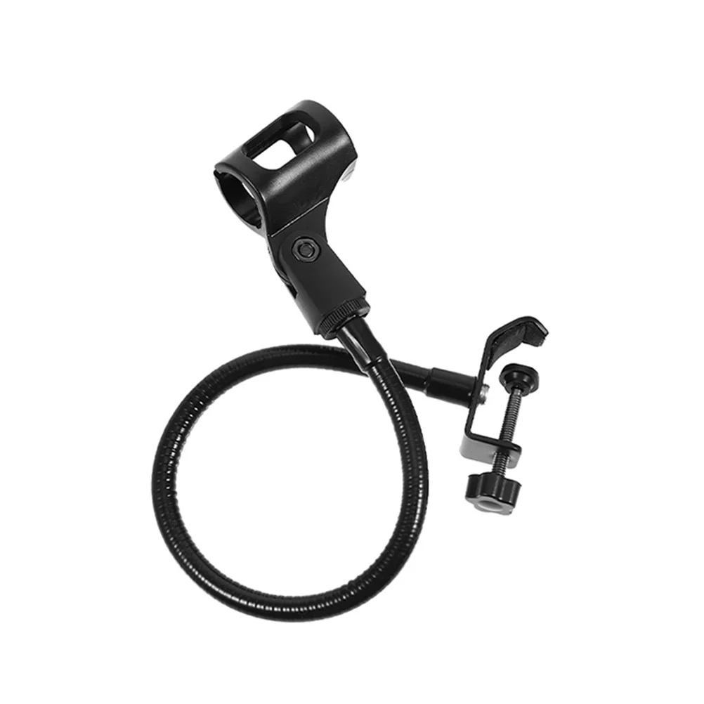 

Gooseneck Microphone Stand Foldable Lightweight Desk Clamp Recording Equipment Adjustable Height Portable Gift
