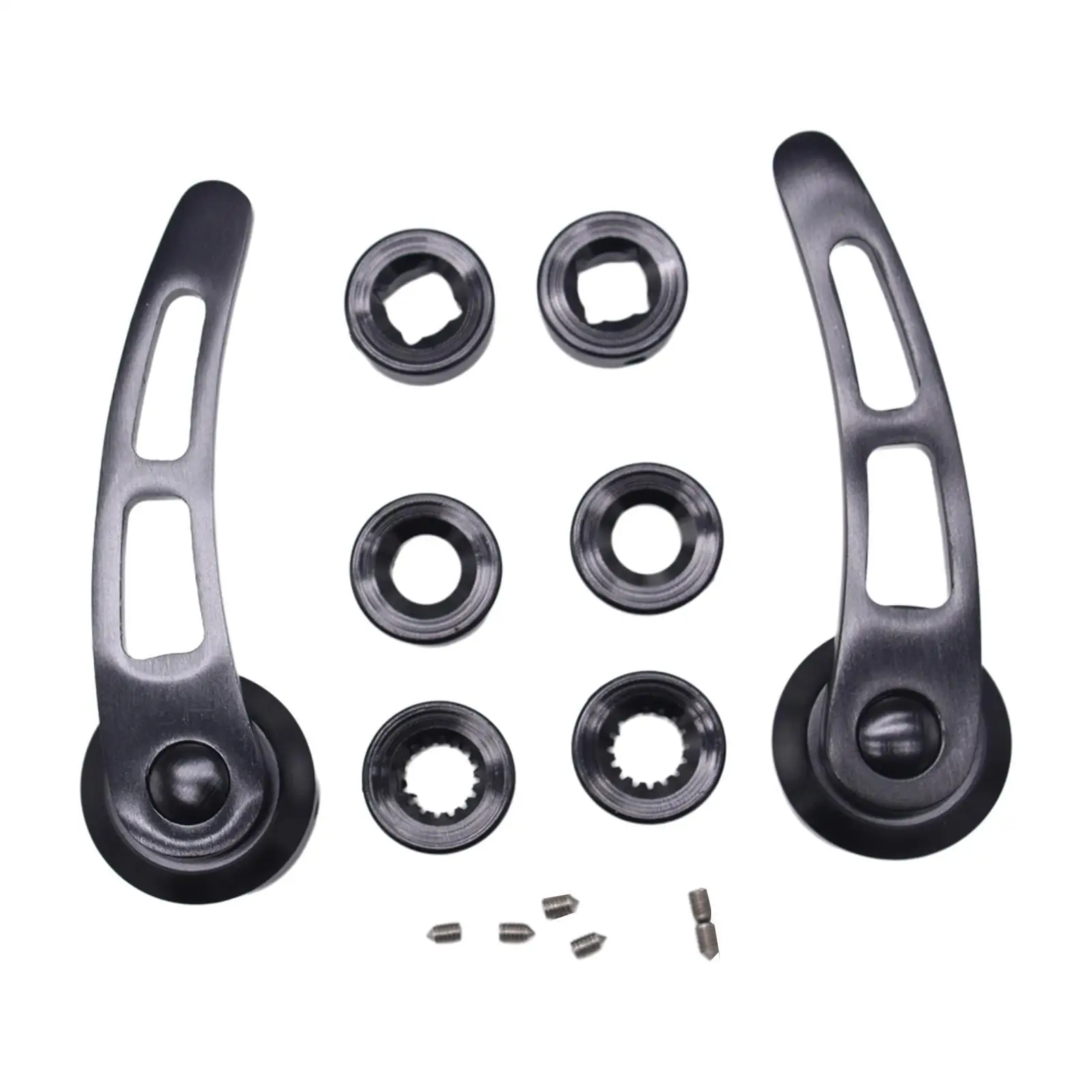 

Billet Aluminum 4 1/4" Door Handle Kit Easily Install Replaces for Hot Rod Kustom for Mopar for Chrysler for Ford for Chevy