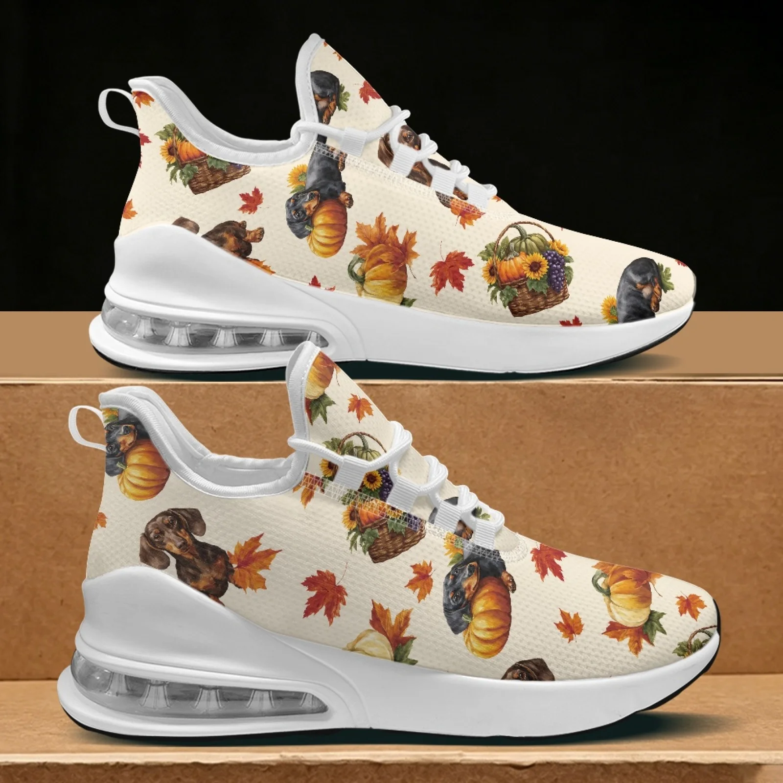 XIXIRIMIDO Thanksgiving Air Cushion Shoes for Woman Autumn/Winter 2026 Collection Shoes Women's Running Sneaker Festive Gifts