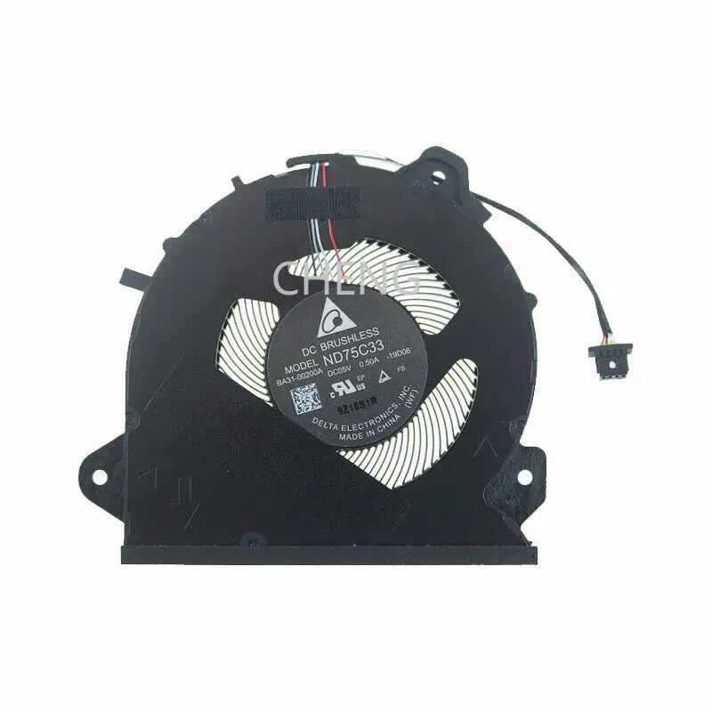 Laptop CPU Cooling Fan for ND75C33 DC05V 0.50A -19D06 4PIN BA31-00200A