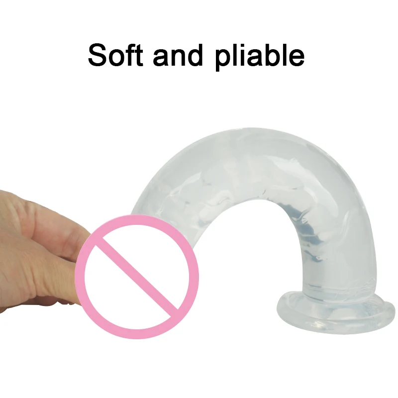 جديد شفاف واقعية شفط كأس دسار هلام القضيب دسار البظر محفز كبير ديك الإناث الاستمناء مثليه الجنس لعب #3