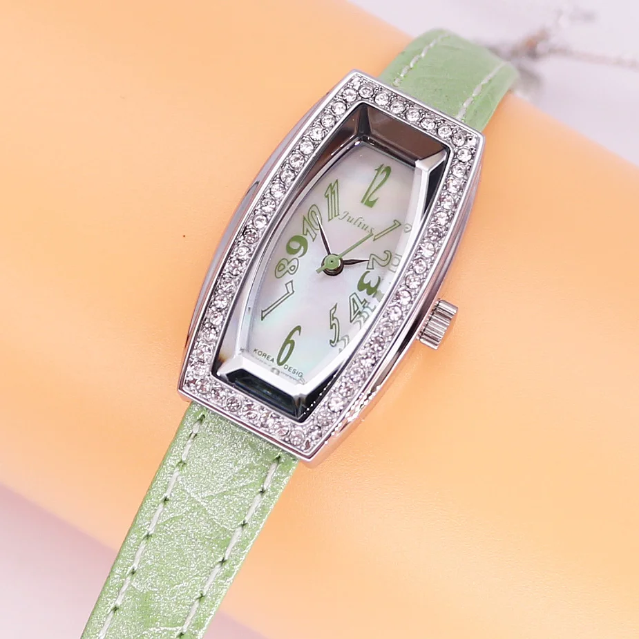 SALE! Old types Japan Quartz Mov\'t Men\'s Watch Julius Women\'s Watch Fashion Hours Real Leather Girl gift No box