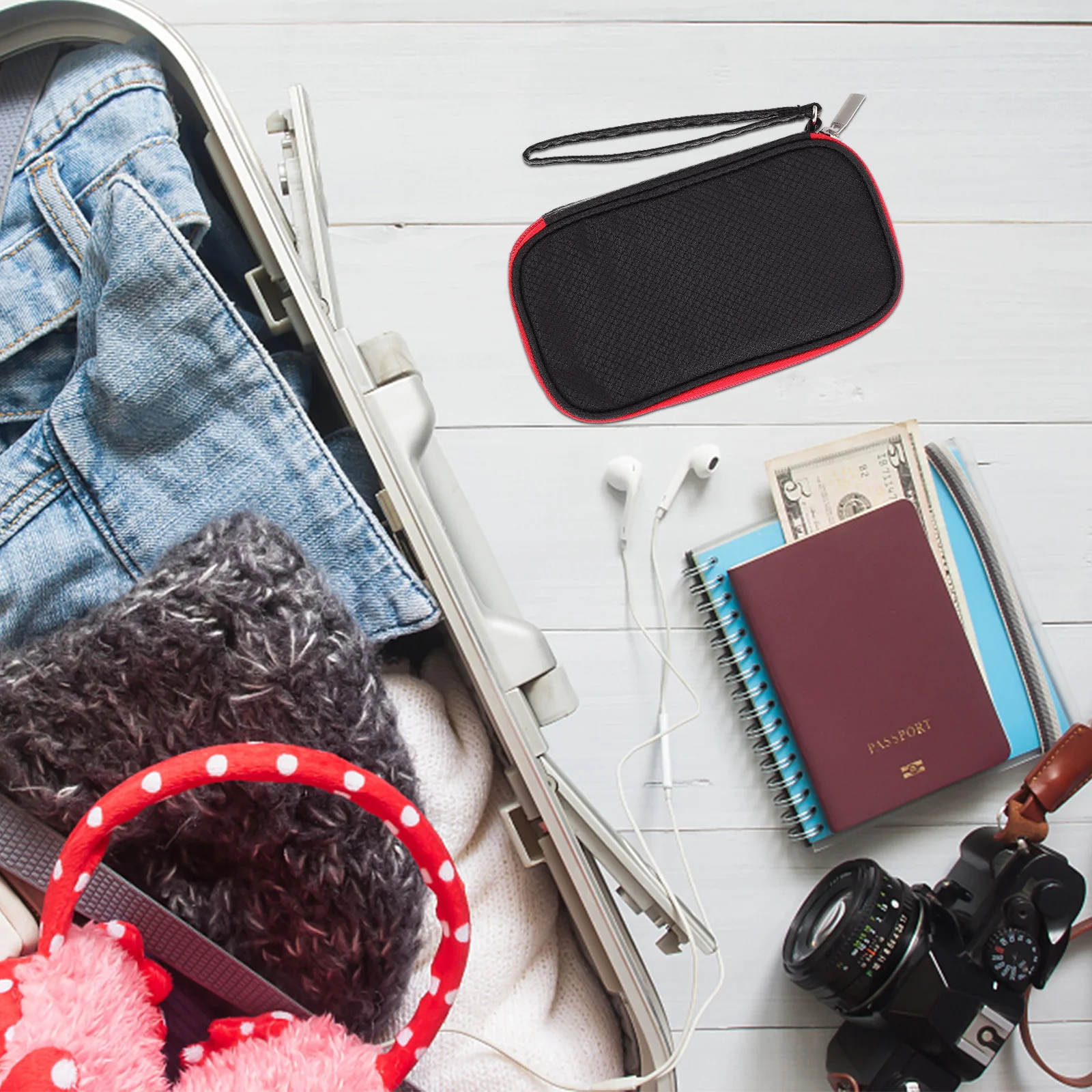 

Digital Accessories Storage Bag Premium Zipper Cable Organizer Multifunction Earphone Case USB Car Key