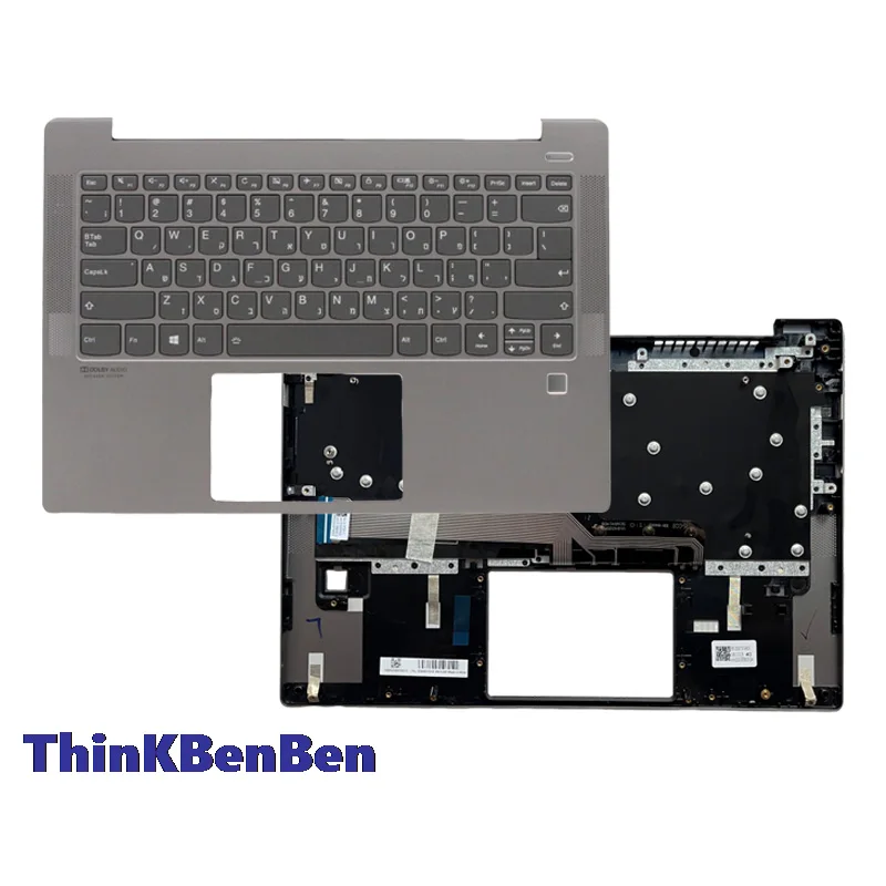 

HB Hebrew (IL Israel) Grey Keyboard Upper Case Palmrest Shell Cover For Lenovo Ideapad S540 14 14IWL 14IML 14API 5CB0S17223