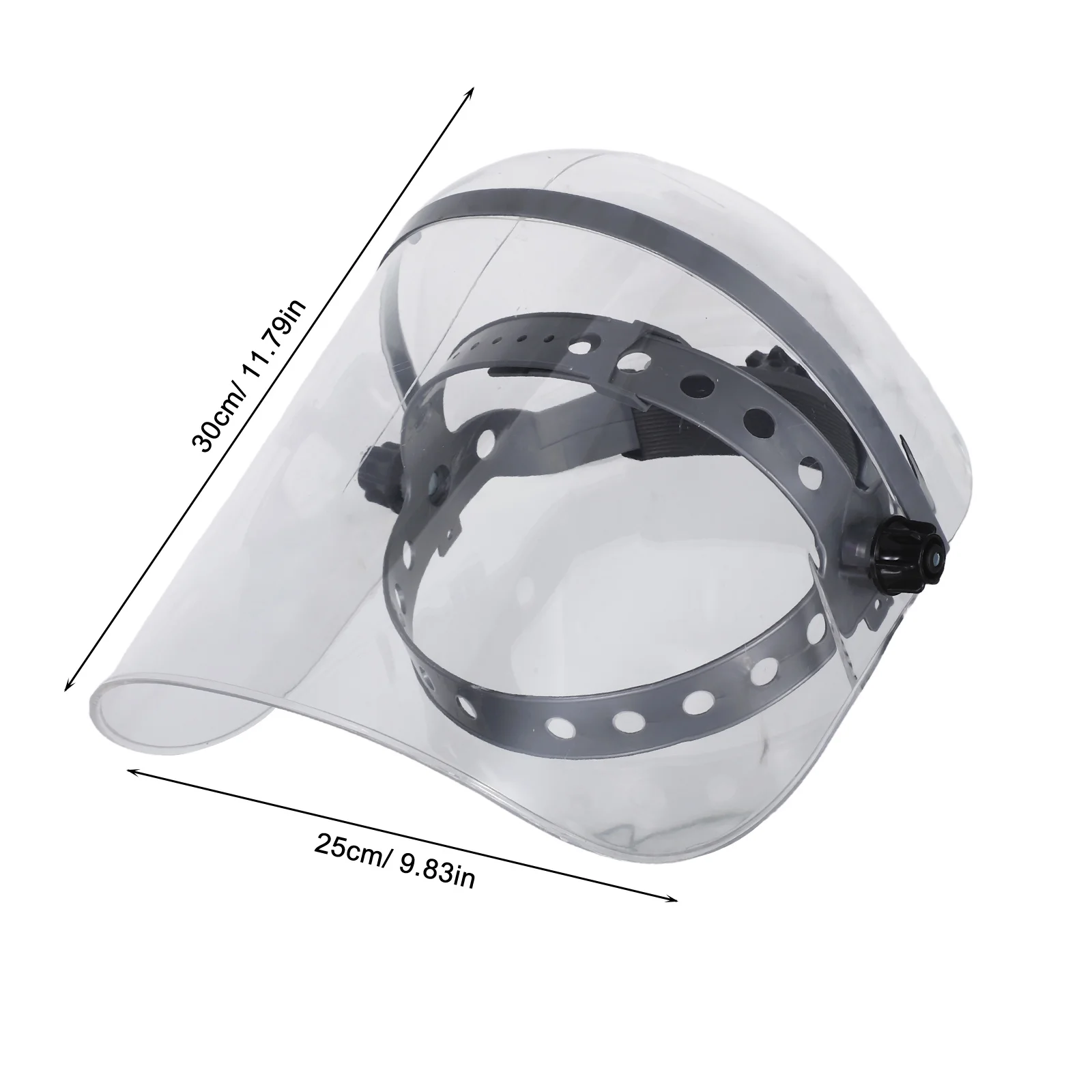Deflettore protettivo trasparente in PMMA leggero con goccioline resistenti all'olio per cucinare, lavorare, camminare, correre