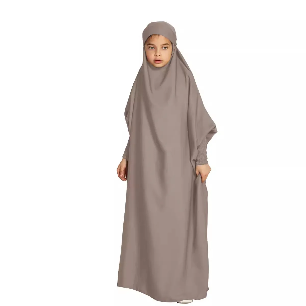 Abaya une pièce pour enfants, tenue musulmane pour le Ramadam, robe élégante pour enfants, vêtements islamiques, caftan turc et marocain