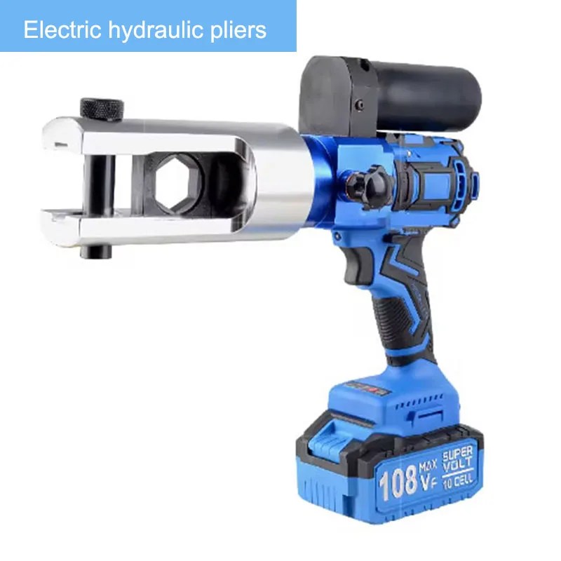 

CM-400 Electric Hydraulic Plier Rechargeable Battery Powered Crimping Tool 16-400mm² Crimping Copper Aluminum Terminal