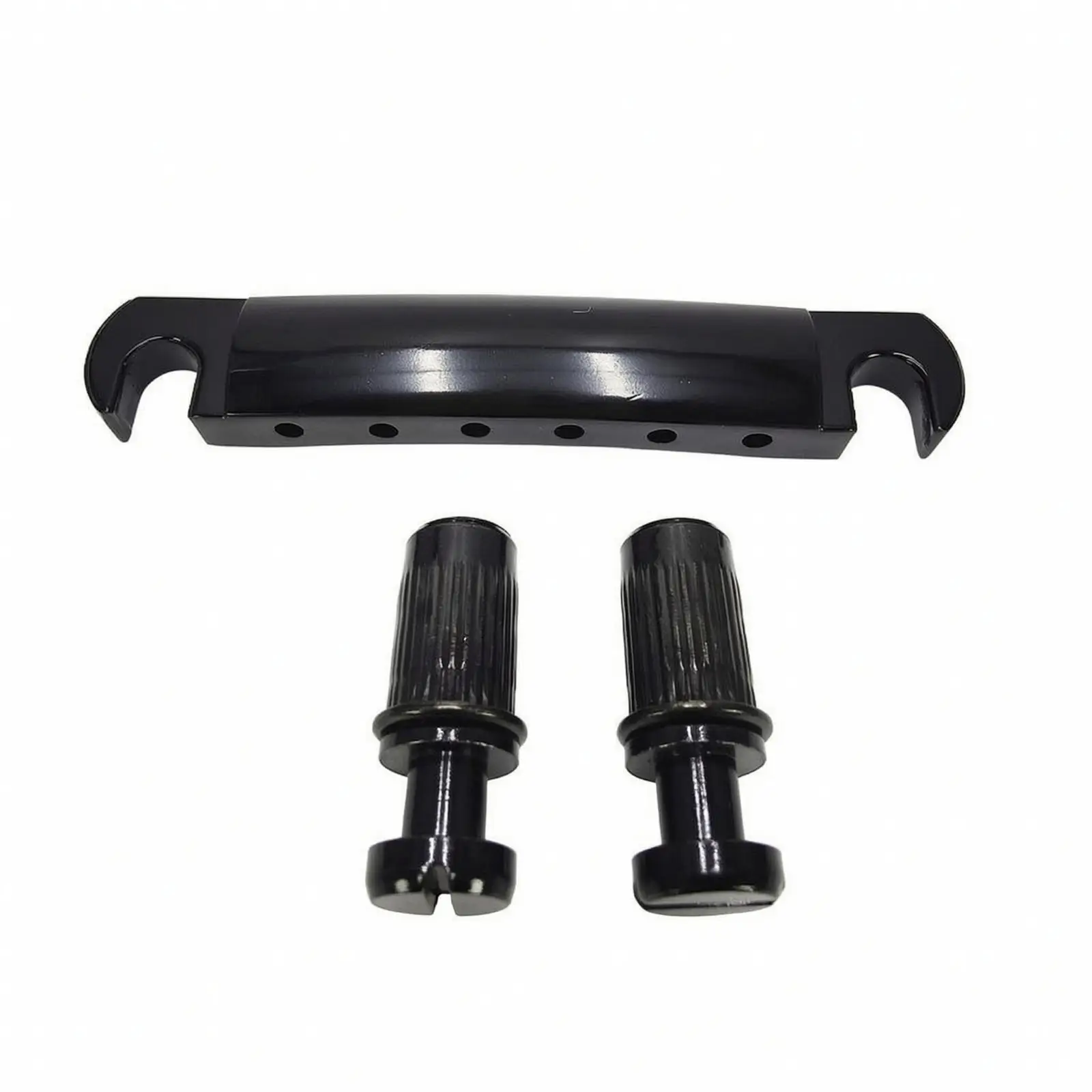 LP Style Electric Guitar Bridge Industrial Zinc Alloy Tailpiece Replacement for Six String Solid Body