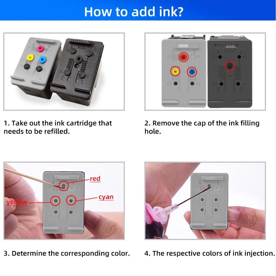 Pg210 Cl211 Recharge Compatible Ink Cartridge for Canon Pixma MP240 MP250 MP260 MP270 MP280 MP480 MP490 MP495