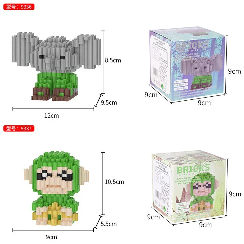 Figuras de dibujos animados de Brainrot italiano, bloques de construcción, Mini ladrillos educativos, juguete de montaje DIY, decoración de escritorio, regalo para niños