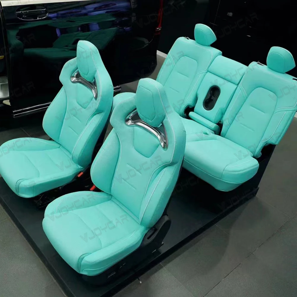 Accessori interni per auto Tesla Sedili di ventilazione per sport auto Sedili di lusso in pelle nappa per modifica Tesla Model 3 Model Y