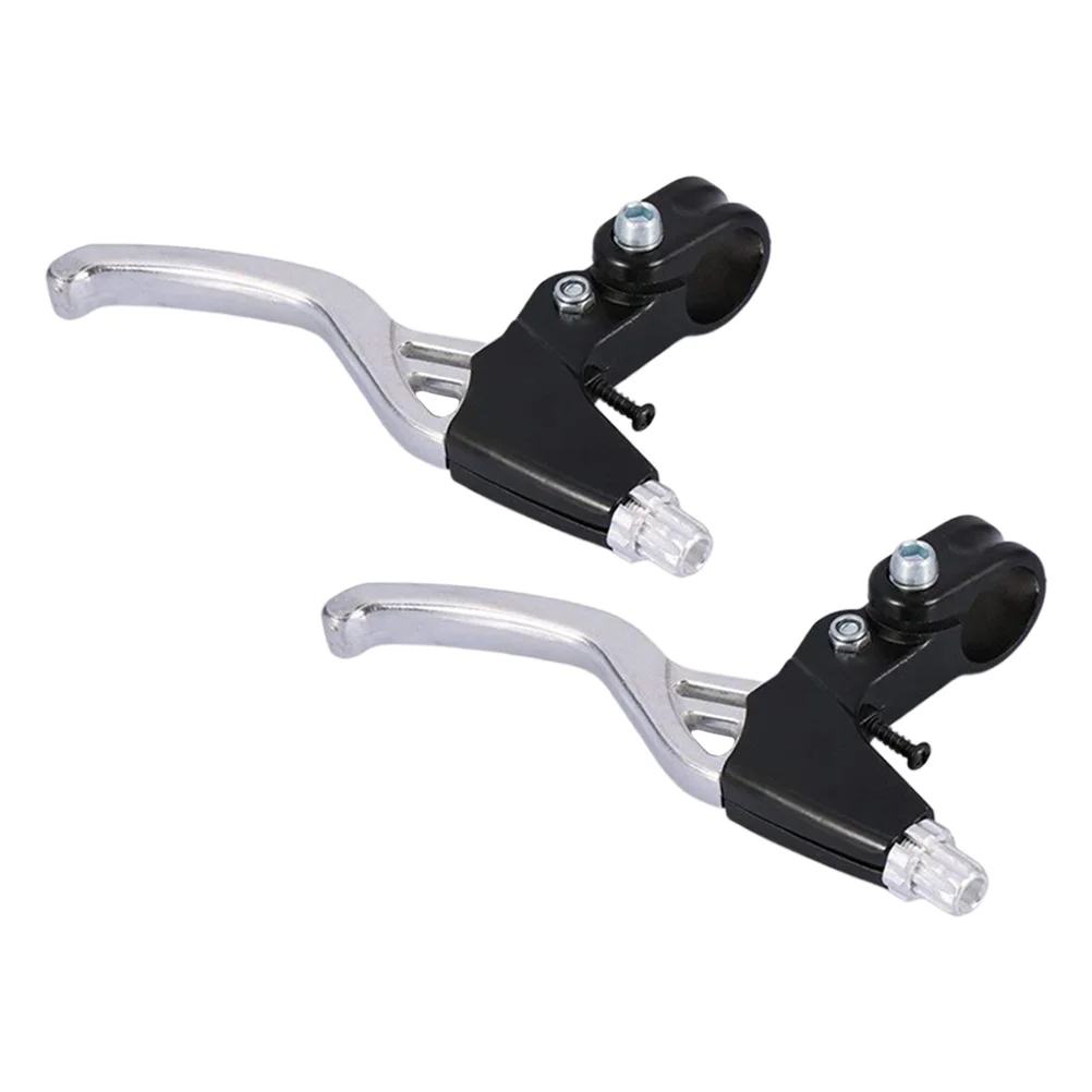 Bicycle Handle Aluminum Bike Brake Lever Set Braking Part Handles Aluminum Metal Clutch Levers Mountain Brakes Alloy