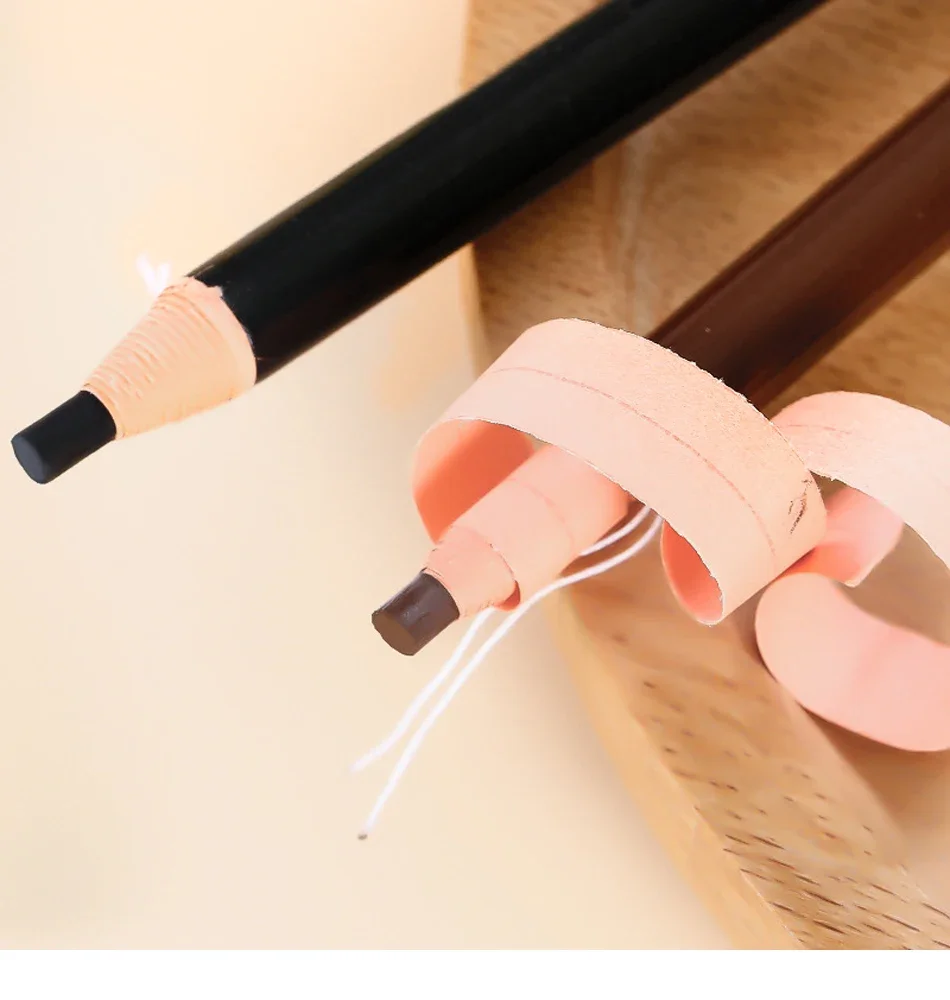 5 stücke Professionelle Microblading Bleistift Permanent Augenbraue Bleistift Tattoo Wasserdicht Kunst Tönung Make-Up Augenbraue Stift Enhancer Kosmetik – Detail 12
