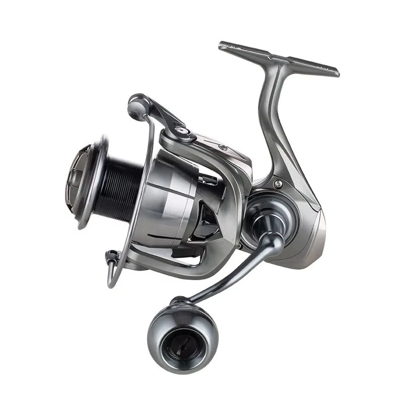 Full metal long distance throwing rotary fishing line wheel miniature anchor trolling right hand sea fishing