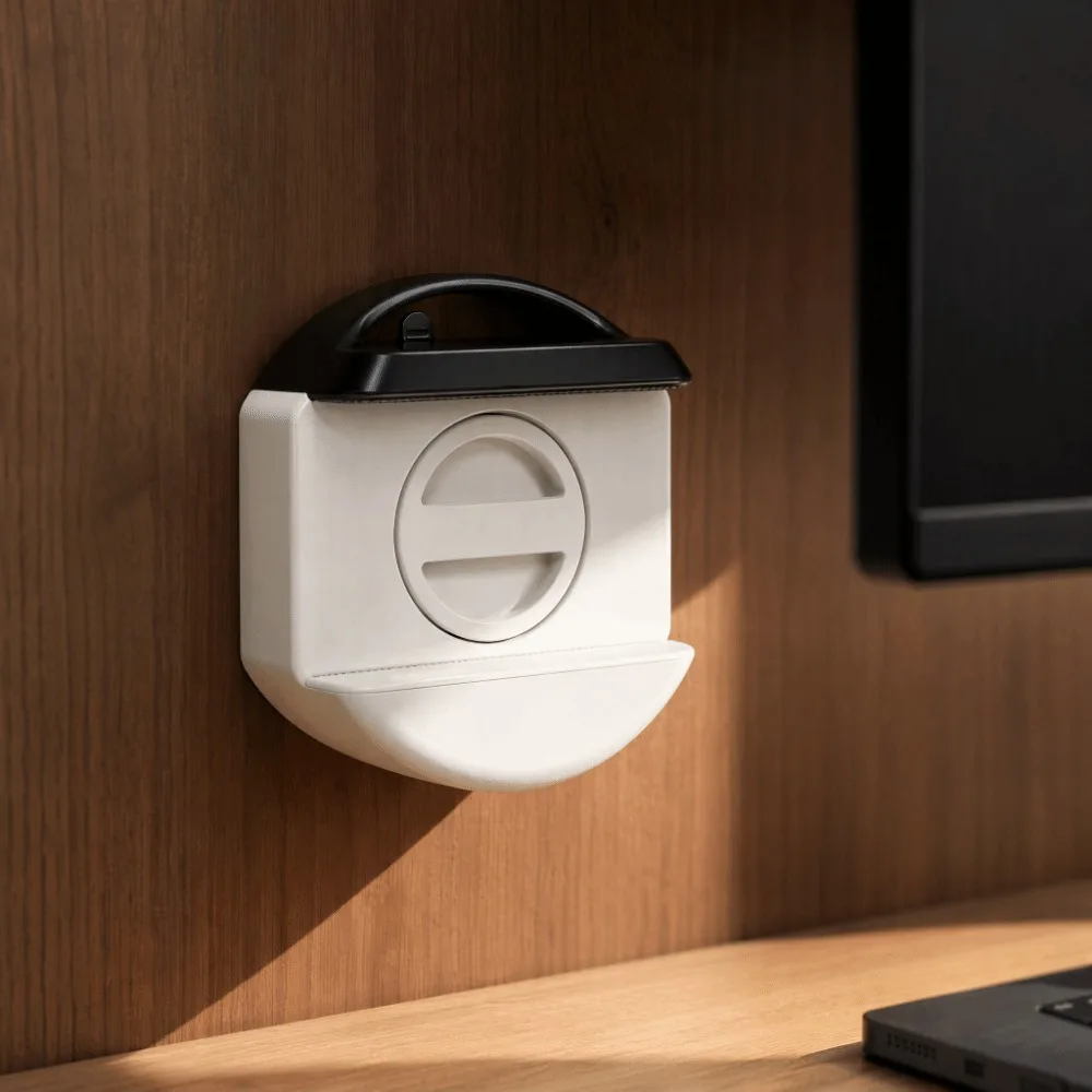 Multipurpose Suction Cup Wall Socket Holder Adjustable Removable Outlet Fixing Rack Punch-Free Reusable Power Strip Fixer Home