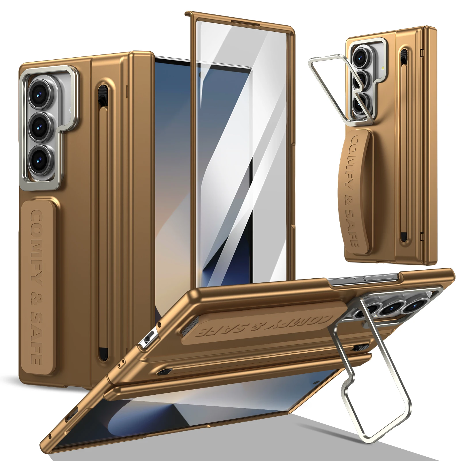 Magnetic Hinge Protection Phone Case for Samsung Galaxy Z Fo