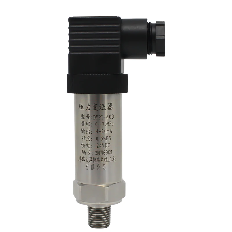 Pressure Sensor 0-10v 4-20ma With Rs485 For Industrial Water Air Gas Liquid Engine Oil Fuel Force Gauge 60mpa