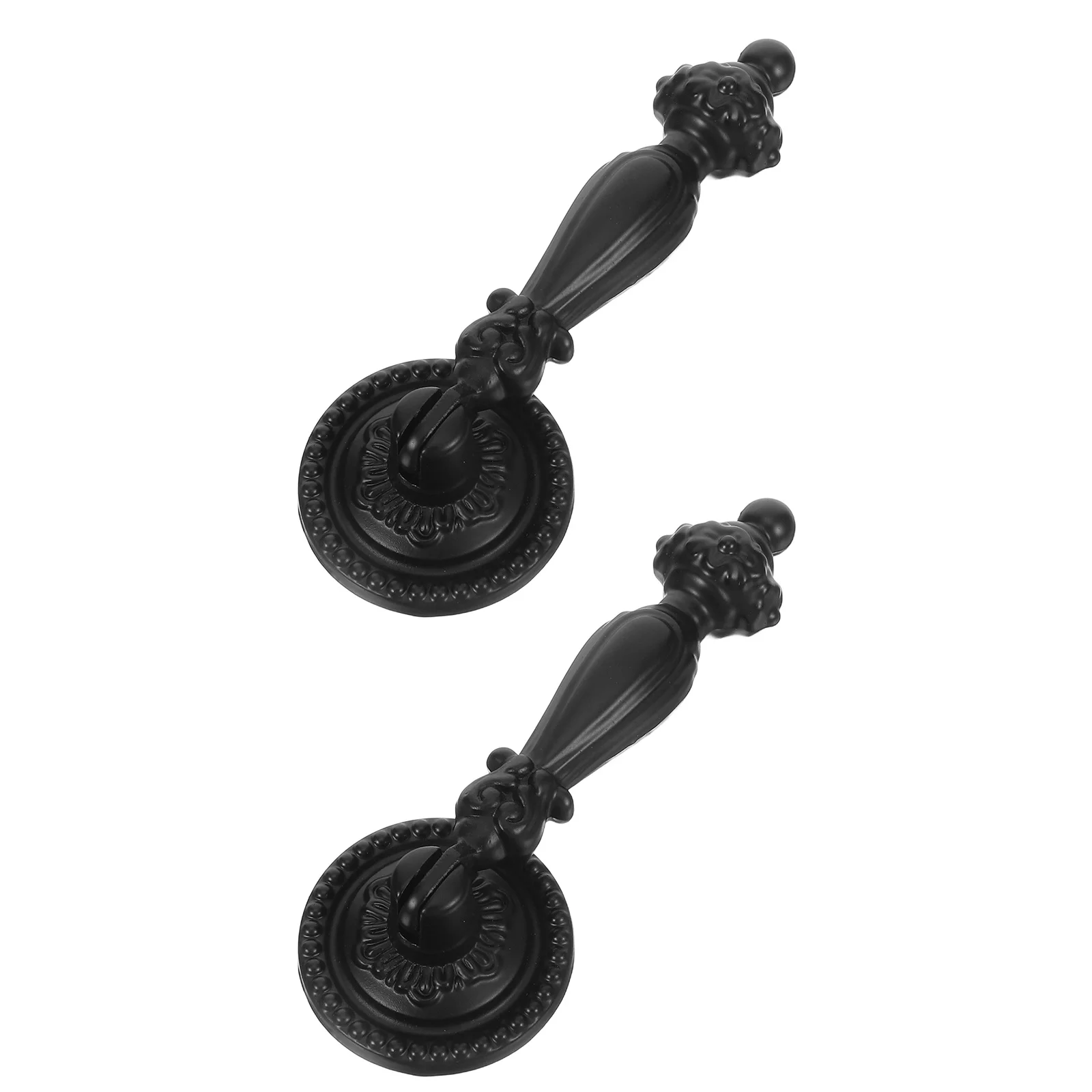 

2Pcs Vintage Zinc Alloy Bronze Pull Handles for Cabinet Drawer Dresser Kitchen Retro Style Decorative Hardware