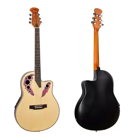 Hot Sales41" Ovation Musical Instruments Electric Acoustic Guitars Built In Pickup EQ-7545R
