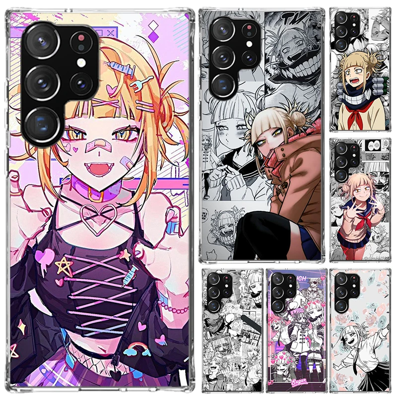 My Hero MHA Himiko Toga Phone Case for Samsung Galaxy Note 20 Ultra 10 Plus 9 8 M12 M21 M30S M51 M52 J4 J6 + J8 Funda Print Shel