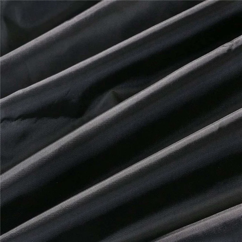 Pokrowiec na stół bilardowy T19C 2X 8Ft ze sznurkiem, wytrzymały, wodoodporny pokrowiec na stół prostokątny, czarny