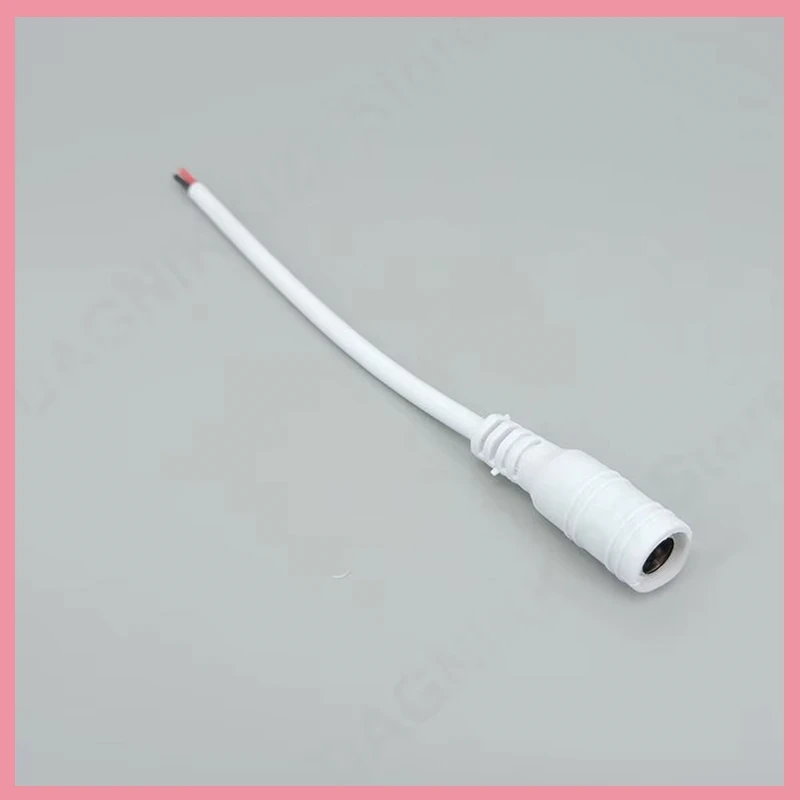DC 5.5 * 2.1mm 22awg Male Or Female Power Connection Cable Connector Monitoring Accessories Led Light Strip Plug Power Cord B6