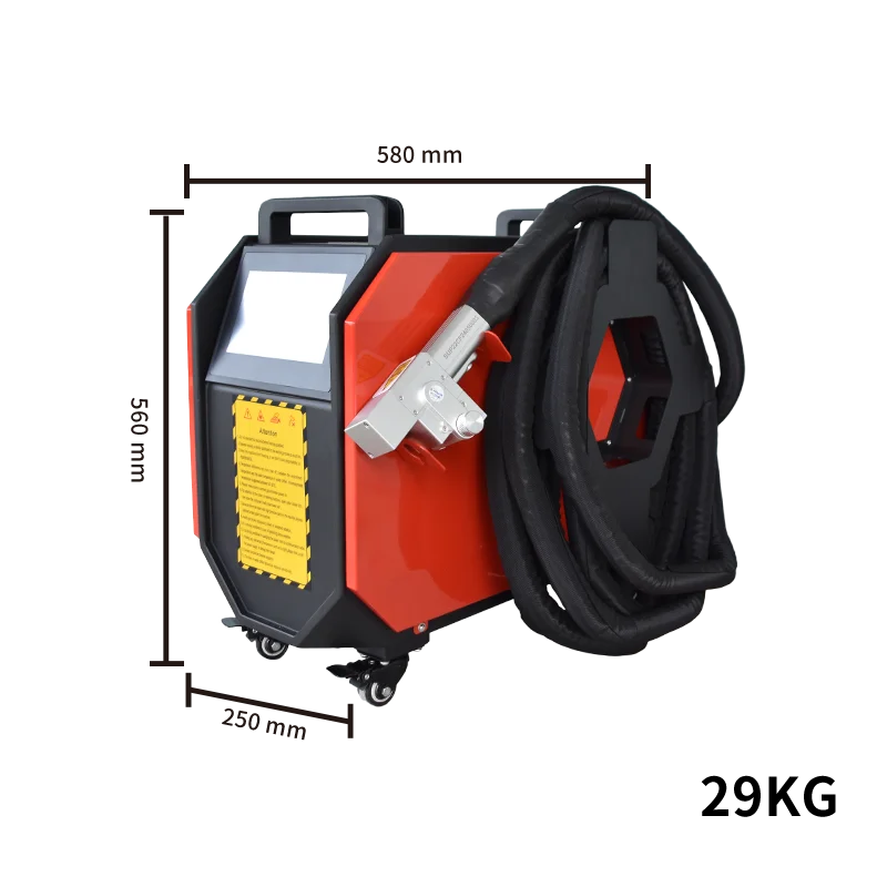 

Hand-Held Air-Cooled Cleaning Machine New Condition Fiber Laser Metal Stainless Aluminum Water Cooling Automatic Engine