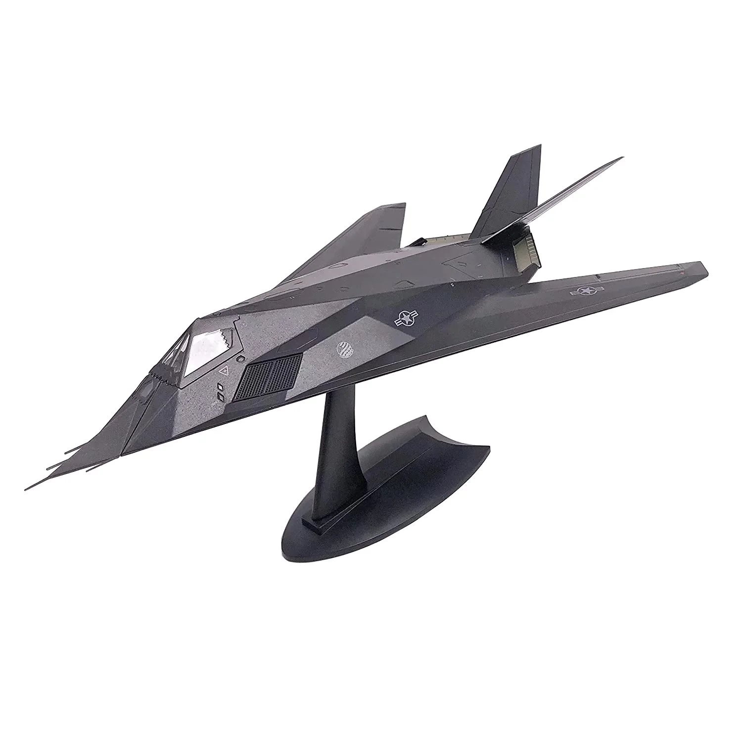 Modelo militar de Metal fundido a presión para niños, modelo de avión de ataque Nighthawk, juguete de colección, regalo, F117, 1/72