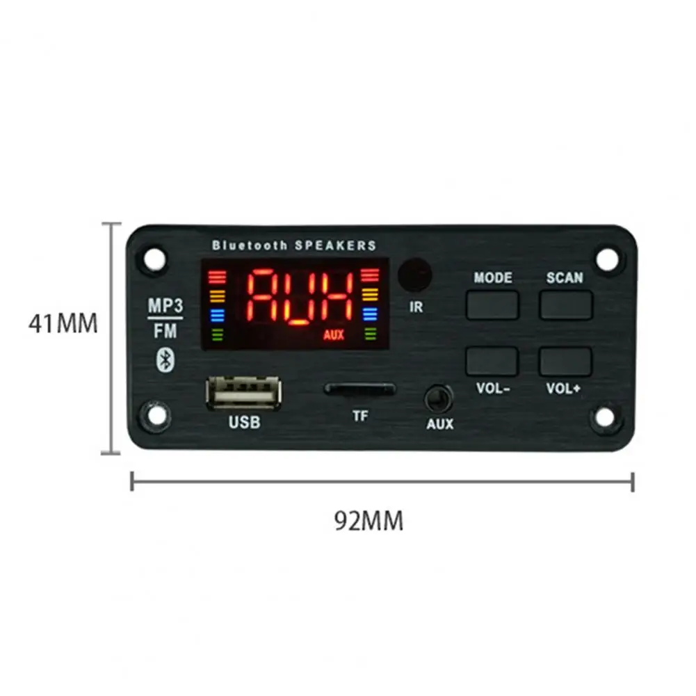 JQ D022BT 5V 18V Bluetooth compatible 5 0 Audio Receiver Car FM Radio Module High sensitivity 50W Amplifier Decoder Board