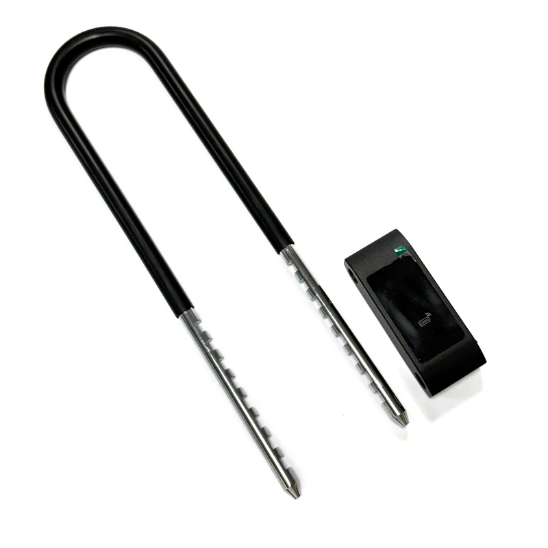 U-shaped fingerprint glass door lock intelligent biometric keyless digital code u-shaped lock