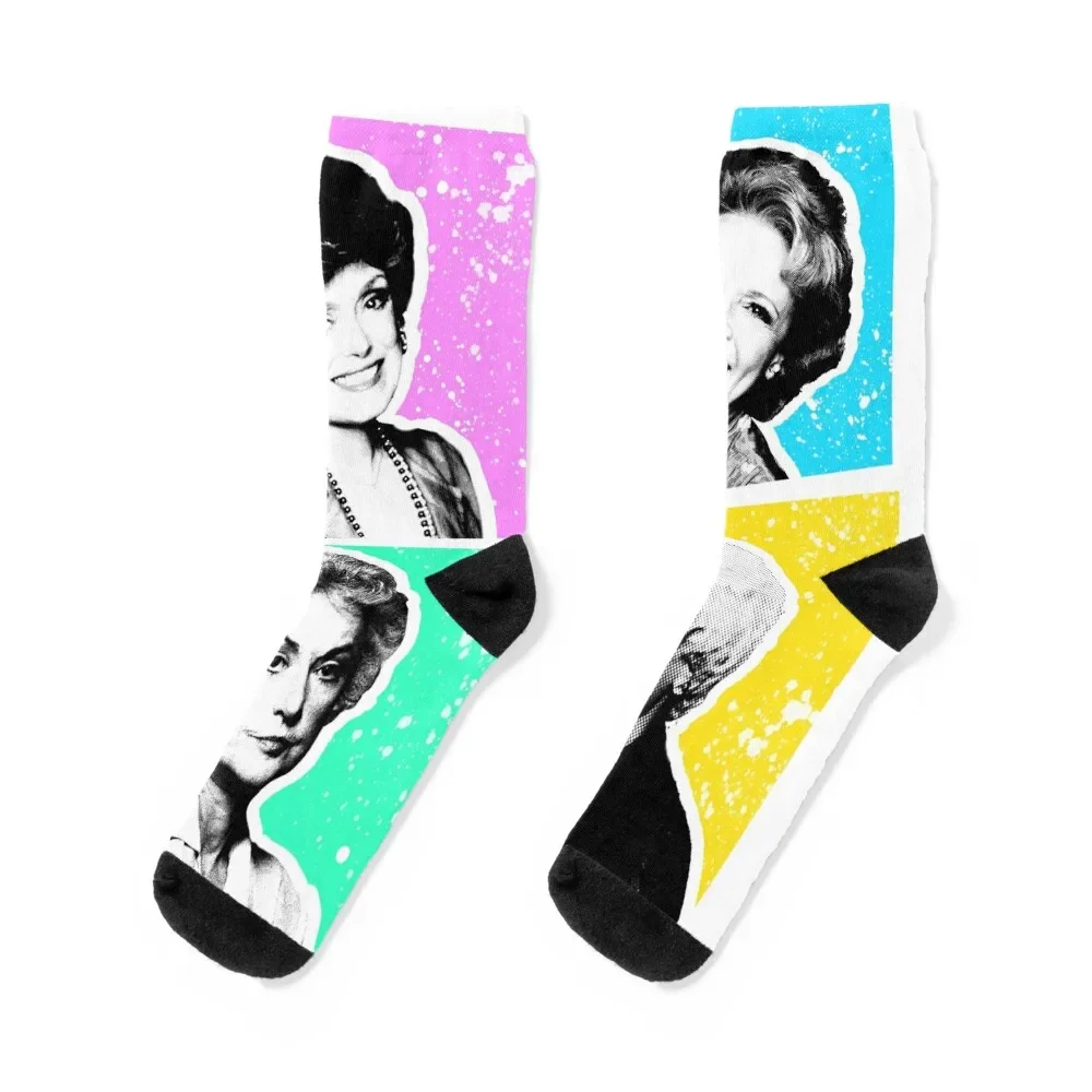 Golden Girls POP! Socks warm winter FASHION Antiskid soccer sport Socks Men Women's anti-slip hiphop Running Men Socks Women's