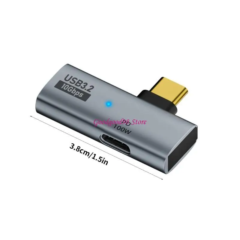 10Gbps TypeC to USB3.0 Adapter Connector PD 100W High Speed Charging Aluminum W8EC