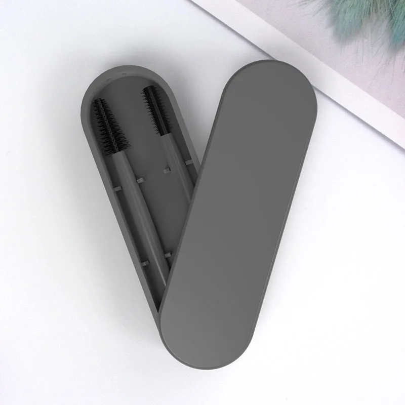 رمش فرشاة عصي الماسكارا فرشاة صغيرة رمش تمديد لوازم رمش يشكلون فرش قابلة لإعادة الاستخدام سيليكون الحاجب لاش فرشاة #5