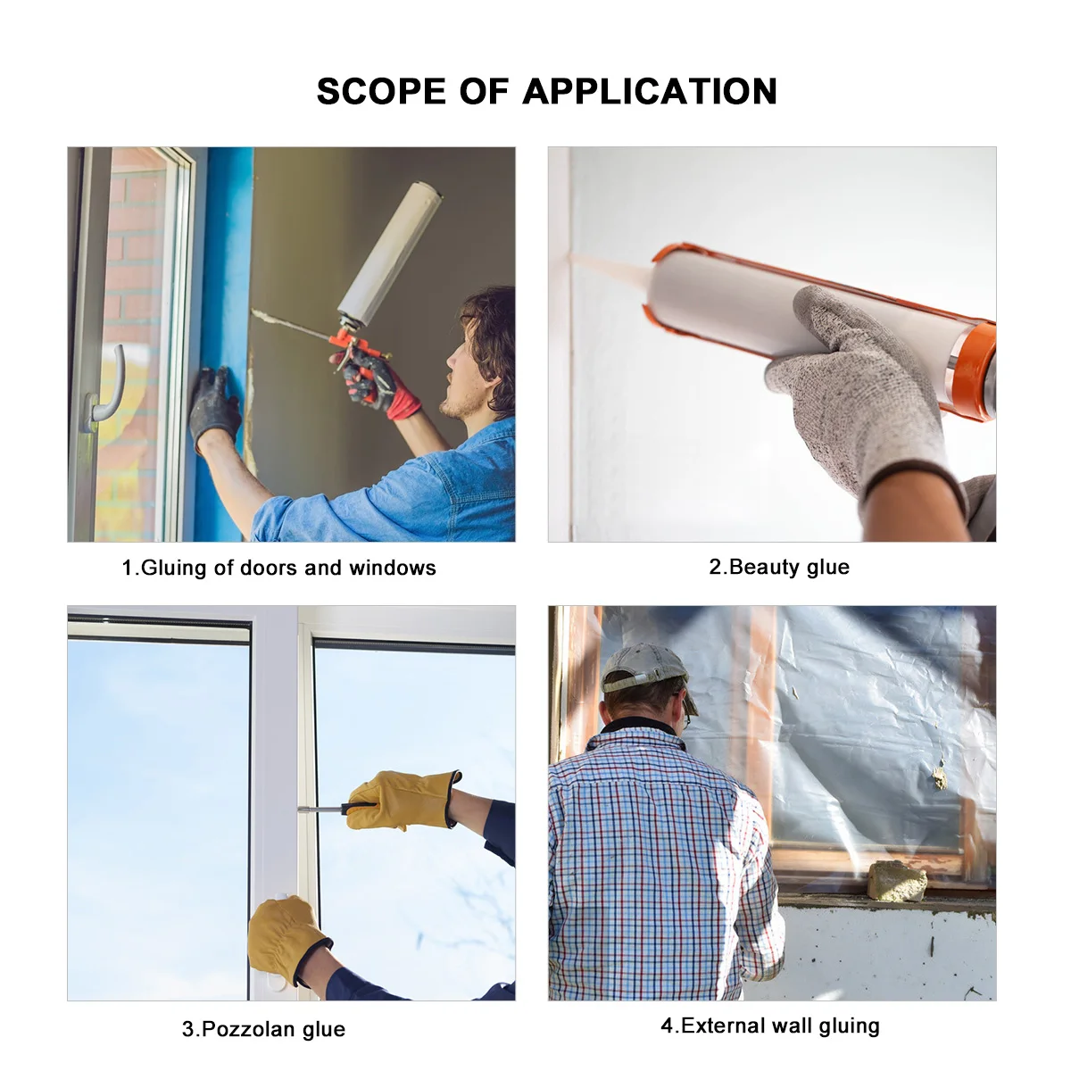 

20pcs Stainless Steel Caulking Nozzle Kit 45° Muzzle Reusable Caulk Finishing Tool For Kitchen Bathroom Window Sink Joint