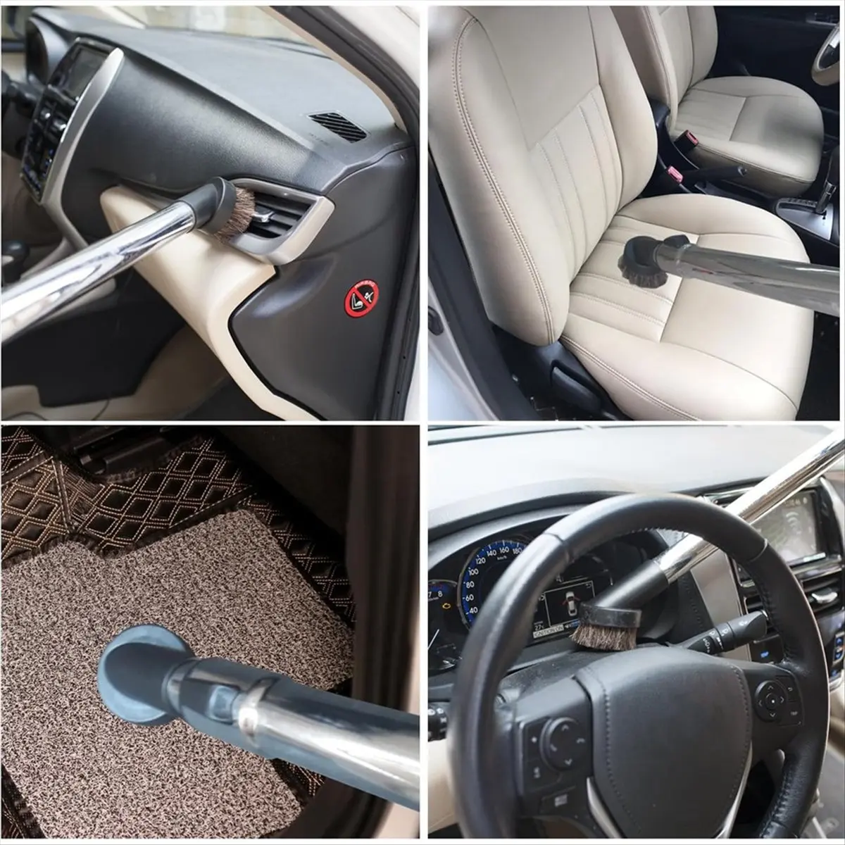 HOTITEMS Vacuum Attachments for V7 V8 V10 V11 V15 Include Flexible Crevice Tool & Dust Brush, for Dryer Vent Car & Corners.