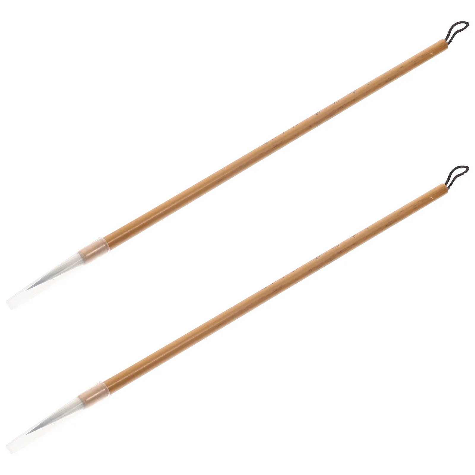 2Pcs Portable Painting Brush Pottery Delineating Art Brush Daily Use Watercolor Craft Projects Students Teachers Home