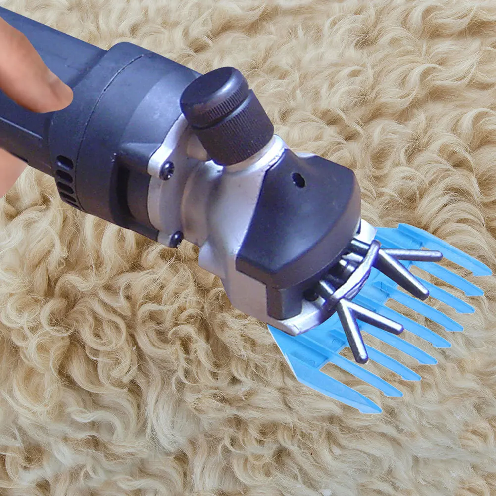 2個のシアーガイドコーム、プロのトリミングとグルーミング用の取り外し可能な交換アタッチメント、ラムトリマーガイド