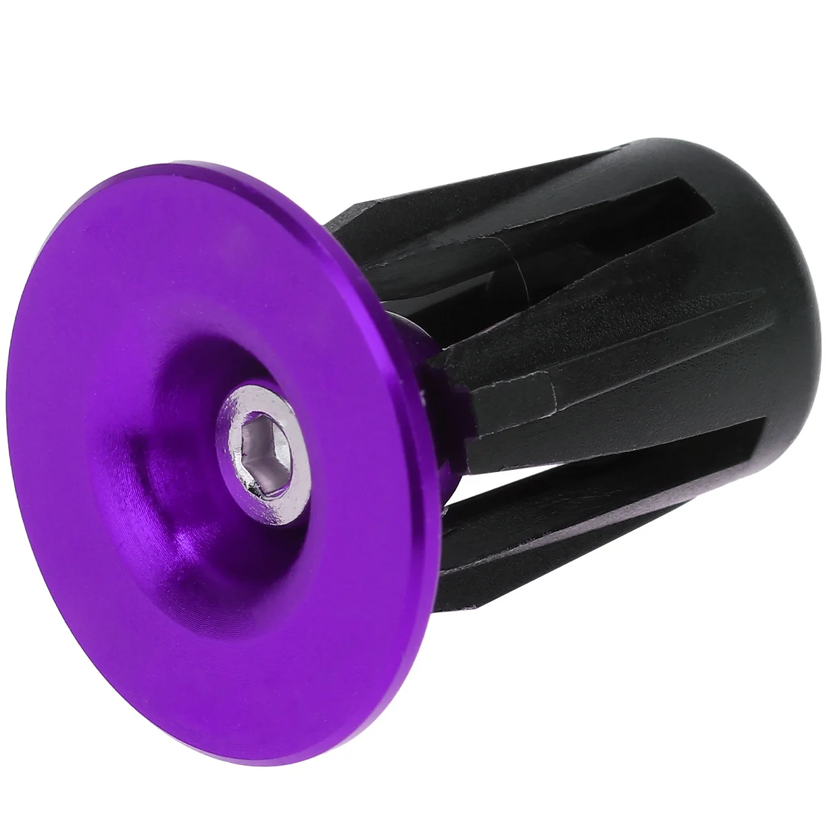 

Bicycle Handlebar End Caps 22-24Mm M4X34Mm Aluminum Purple For Mountain Road Folding Bike Handle Plug Bike Accessories