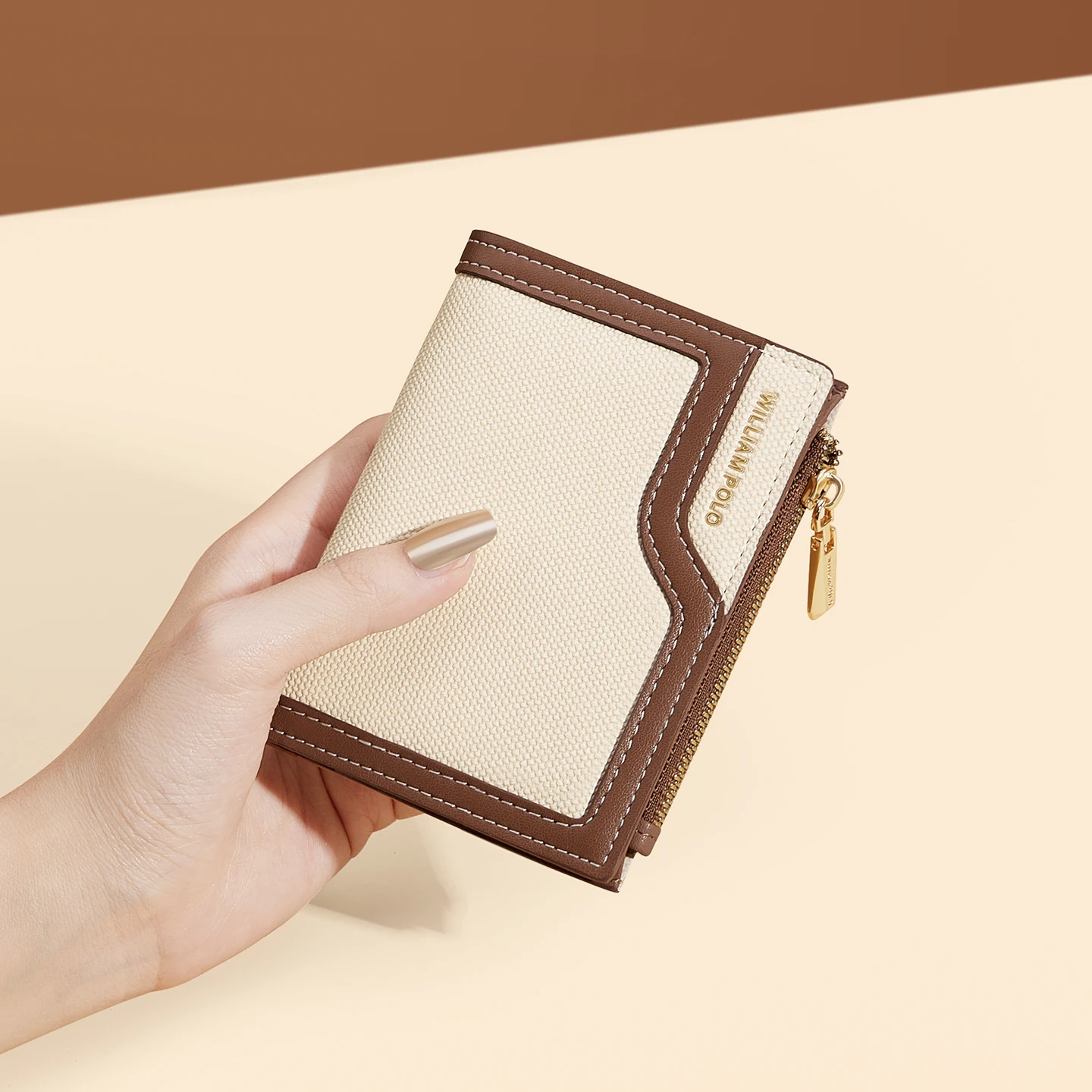 

WilliamPOLO Fashion Ladies' Wallet Short Simple Cute Card Package High Quality Women's wallet