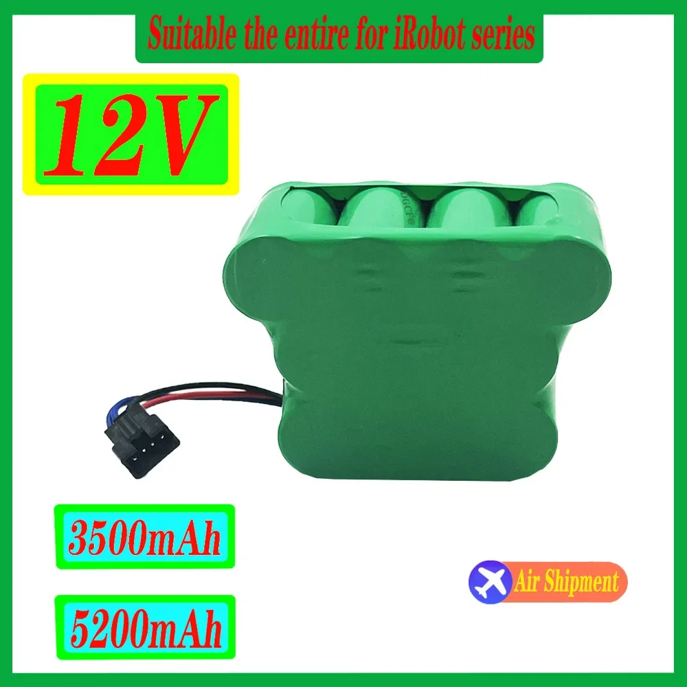 High Quality 12V 3500mAh NI-MH battery for Ecovacs CEN82 800 810 830 Vacuum Cleaner Chargeable Battery Parts