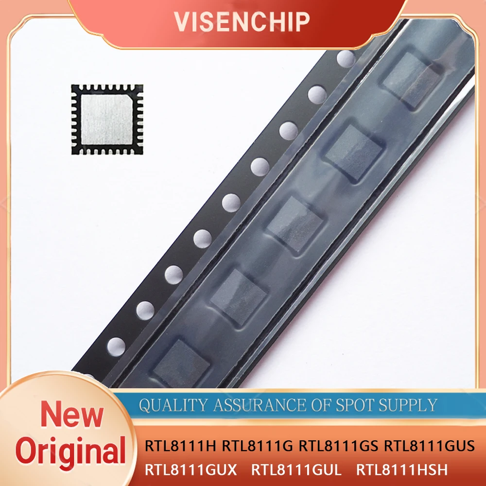2pieces RTL8111G RTL8111H RTL8111GS RTL8111GUS RTL8111GUX RTL8111GUL RTL8111HSH 8111H 8111GS 8111GUS 8111GUX 8111GUL 8111HSH QFN
