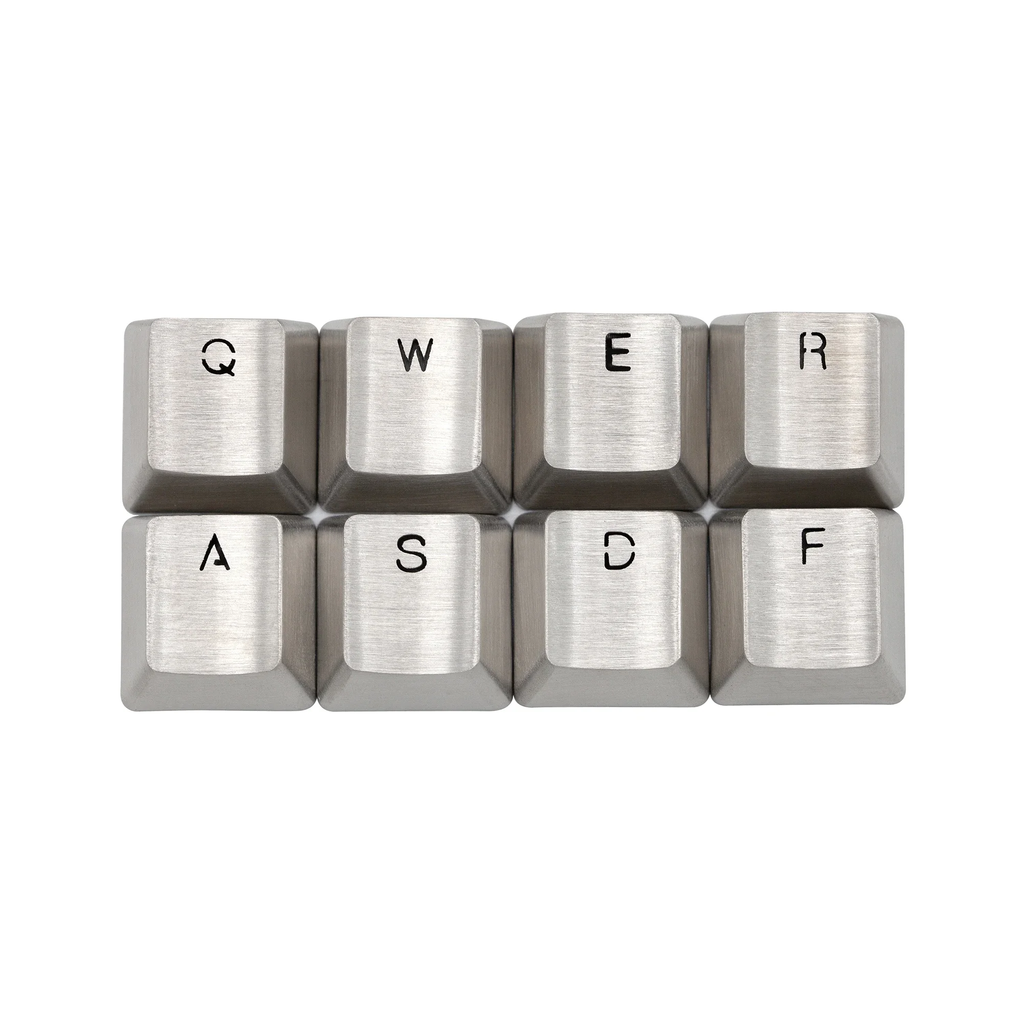 Teamwolf из нержавеющей стали MX Keycap серебристого цвета металлический колпачок для механической клавиатуры игровой ключ qwer asdf свет через подсветку