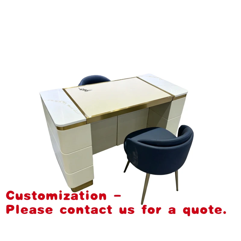 

custom.Luxury Gold Jewelry Display Counter, Custom High-End Gemstone Consultation Desk