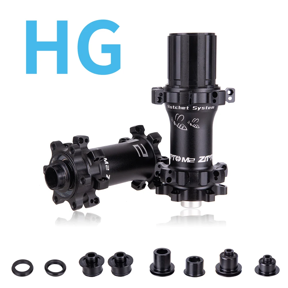 ZTTO M2 MTB Straightpull Hub Ultralight 28 Hole 54T Ratchet HG XD