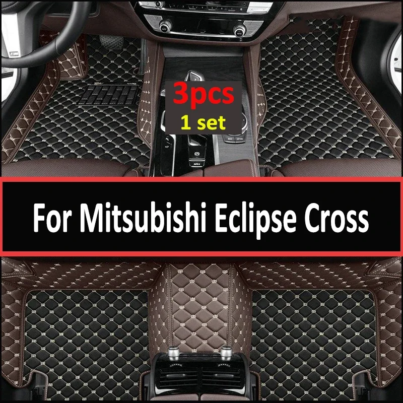 

Car Floor Mats For Mitsubishi Eclipse Cross 2018 2019 2020 Custom Auto Foot Pads Automobile Carpet Cover Interior Accessories