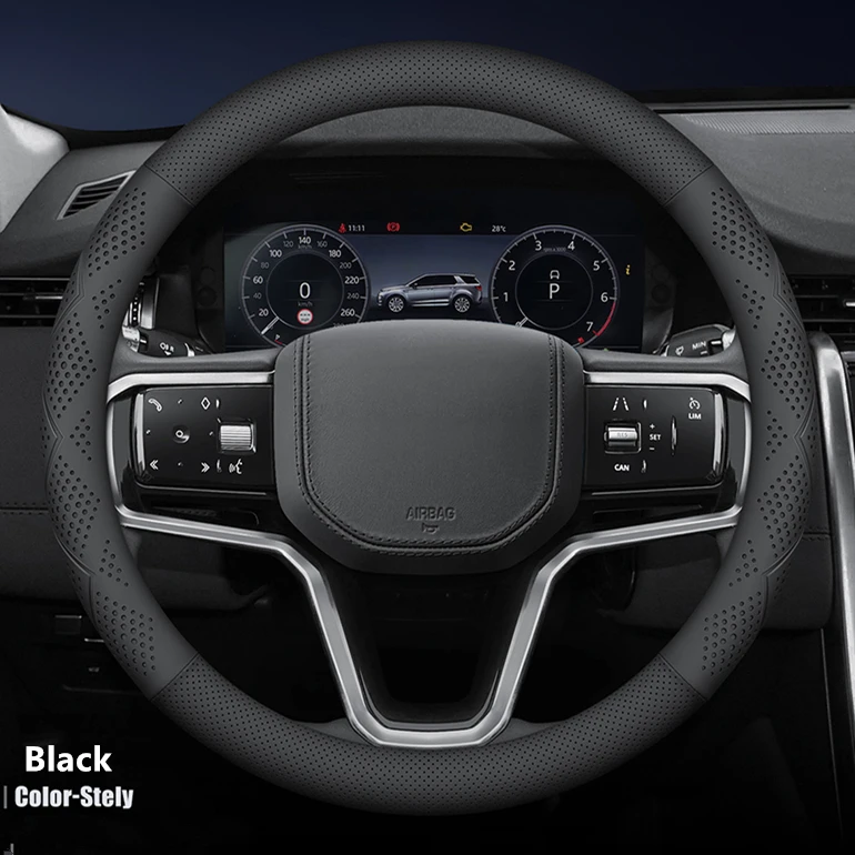 New Leather Steering Wheel Cover For Subaru Outback BrzWrx Xv Ascent Forester Impreza Legacy ETC.38cm15"Breathable Car Accessory view 5