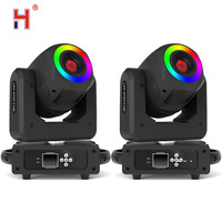 HongYi Moving Head Stage Lights 150W LED Lyre Projection Rotating Lamp 512DMX Control Disco Mobile Lighting Effect DJ Party Bar