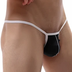 Mens Sexy String Thong Lingerie U Convex Pouch Underwear G-string Low Waist Underpants Temptation Erotic Briefs Hombre Jockstrap