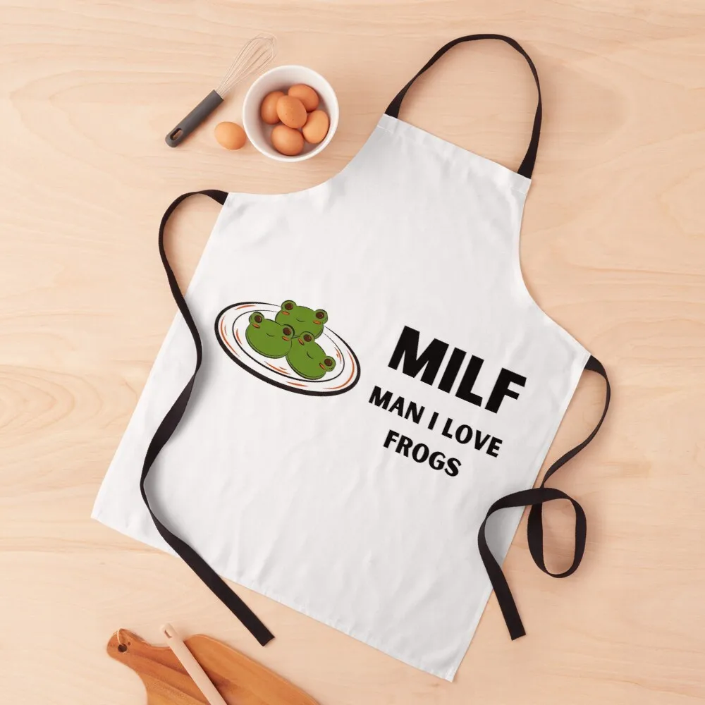 

MILF - man i love frogs Apron Apron for kitchen