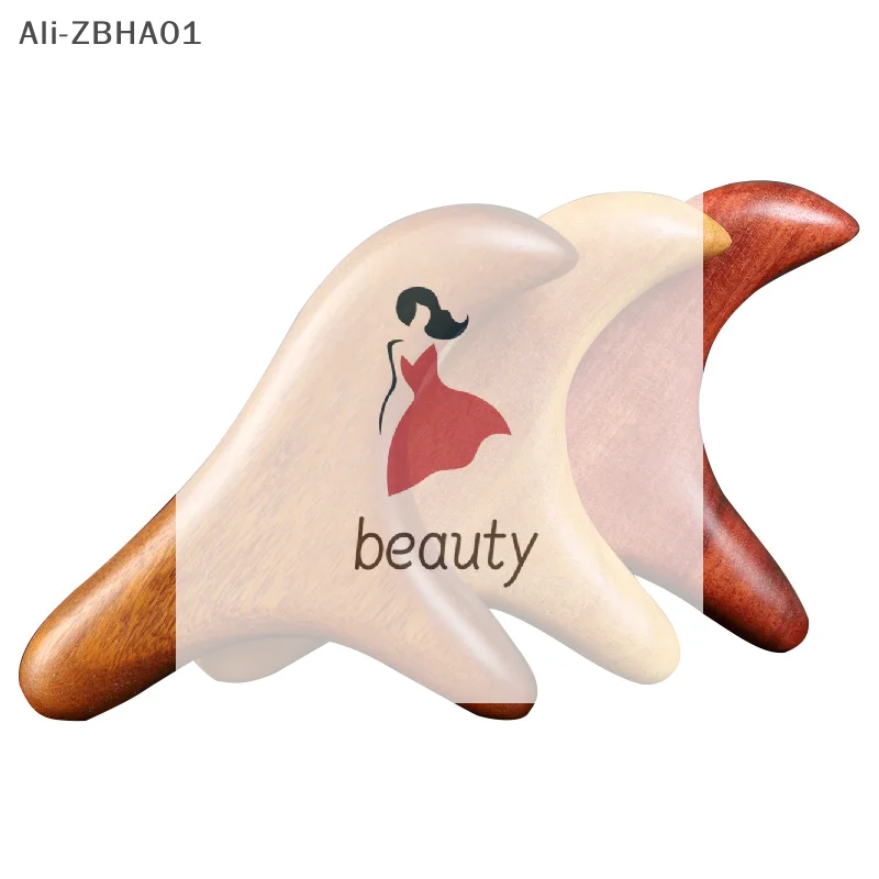 1 PCS For Back Leg Hand Face Professional Therapy Massage Tool Neck Foot Sandalwood Trigger Point MassageGua Sha Tools Home Gym